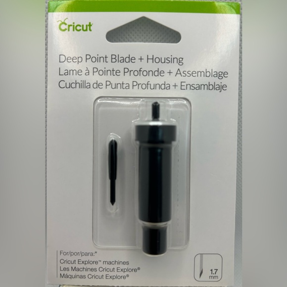 Cricut Deep Point Blade + Housing - Picture 1 of 5